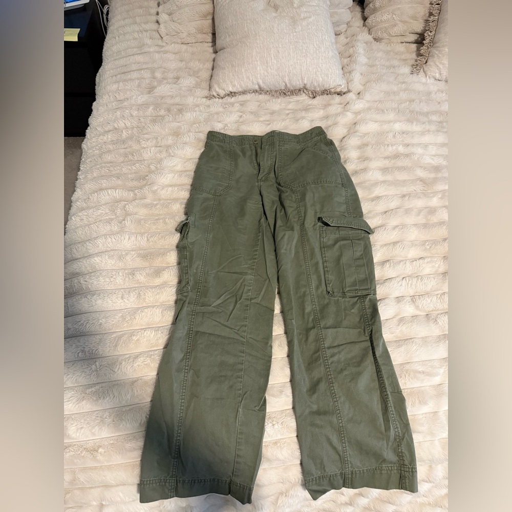 Abercrombie & Fitch Green Cargo Pants